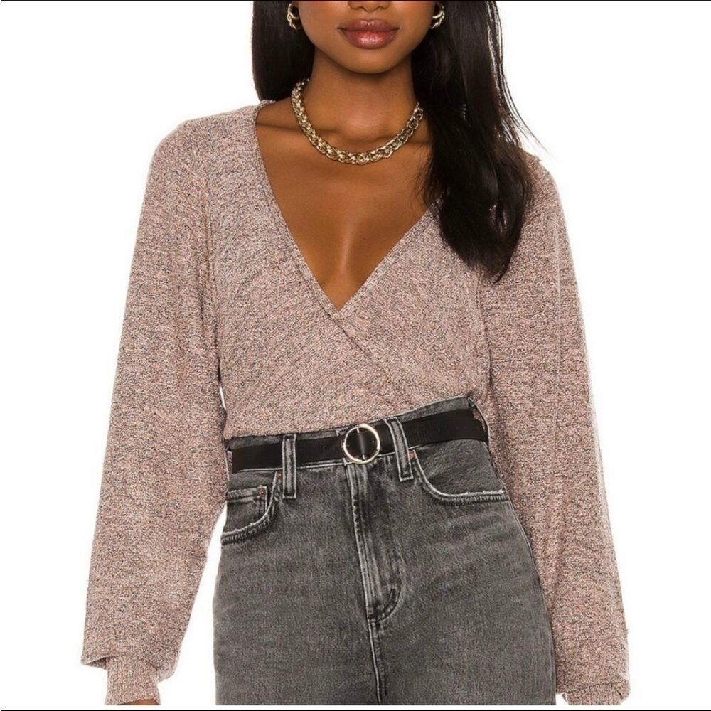 Free People NEW Small Going For The Gold‎ Sweater